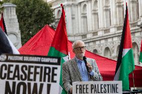 Jeremy Corbyn At A Pro Palestine Rally In London