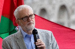 Jeremy Corbyn At A Pro Palestine Rally In London