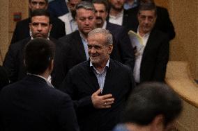 First Iranian President Masoud Pezeshkian News Conference