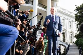 US President Biden speaks on second attempted Trump assassination as he departs WH for Delaware