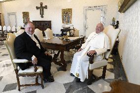 Pope Francis Meets New Israel’s Ambassador to the Holy See - Vatican