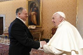 Pope Francis Meets New Israel’s Ambassador to the Holy See - Vatican