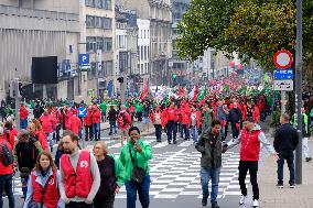 March In Support Of Audi Brussels Workers - Brussels