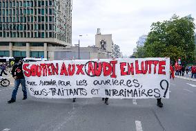 March In Support Of Audi Brussels Workers - Brussels