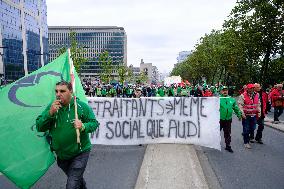 March In Support Of Audi Brussels Workers - Brussels