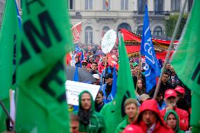 March In Support Of Audi Brussels Workers - Brussels