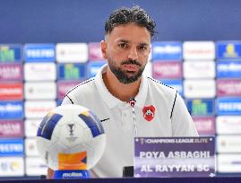 AFC Champions League Elite Qatar' Al Rayyan FC Press Conference