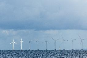 Offshore Wind Farm In Denmark