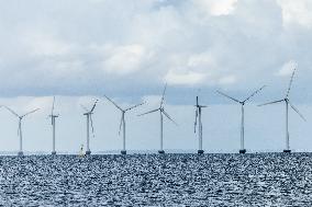 Offshore Wind Farm In Denmark