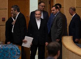 Iranian FM, Abbas Araghchi,