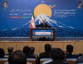 First Iranian President Masoud Pezeshkian News Conference