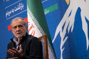 First Iranian President Masoud Pezeshkian News Conference