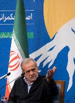 First Iranian President Masoud Pezeshkian News Conference