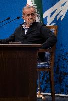 First Iranian President Masoud Pezeshkian News Conference