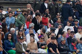 Military Civic Parade On The Occasion Of The 214th Anniversary Of The Independence Of Mexico