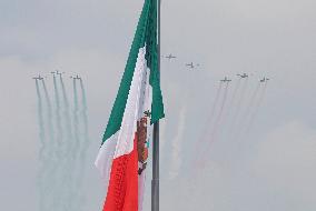 Military Civic Parade On The Occasion Of The 214th Anniversary Of The Independence Of Mexico