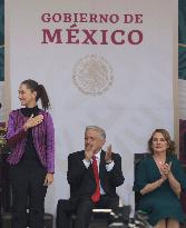 Military Civic Parade On The Occasion Of The 214th Anniversary Of The Independence Of Mexico