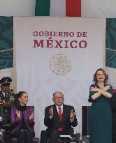 Military Civic Parade On The Occasion Of The 214th Anniversary Of The Independence Of Mexico