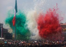 Military Civic Parade On The Occasion Of The 214th Anniversary Of The Independence Of Mexico