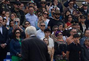 Military Civic Parade On The Occasion Of The 214th Anniversary Of The Independence Of Mexico