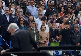 Military Civic Parade On The Occasion Of The 214th Anniversary Of The Independence Of Mexico