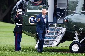 US President Biden speaks on second attempted Trump assassination as he arrives to White House