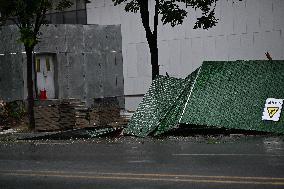 Typhoon Bebinca Hit Nanjing