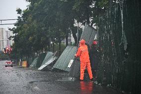 Typhoon Bebinca Hit Nanjing