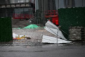 Typhoon Bebinca Hit Nanjing