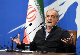 President Pezeshkian Holds A Press Conference - Tehran