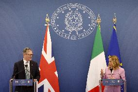 Starmer Discusses Migration With Meloni - Rome