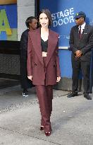 Lily Collins At GMA - NYC