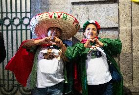 Mexicans Celebrate Independence Day - Mexico City