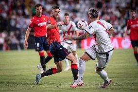 - LaLiga - La Liga: Rayo Vallecano vs Osasuna