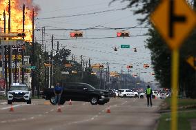 Major Pipeline Fire Near Houston