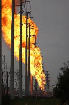 Major Pipeline Fire Near Houston