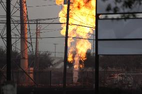 Major Pipeline Fire Near Houston