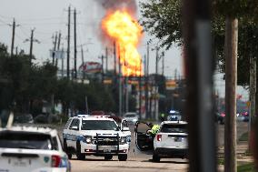 Major Pipeline Fire Near Houston