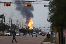 Major Pipeline Fire Near Houston