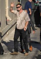 Chris Hemsworth At Jimmy Kimmel Live - LA