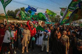 Hundreds Of Devotees Pray During The Birth Anniversary Of Prophet Muhammad