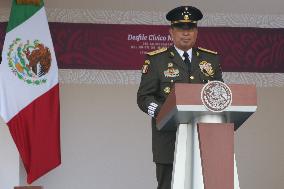 Civic Military Parade Of The 214th Anniversary Of The Independence Of Mexico