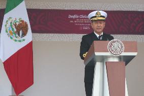 Civic Military Parade Of The 214th Anniversary Of The Independence Of Mexico