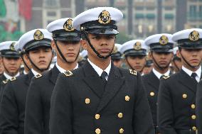 Civic Military Parade Of The 214th Anniversary Of The Independence Of Mexico