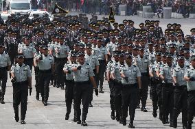 Civic Military Parade Of The 214th Anniversary Of The Independence Of Mexico