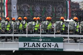 Civic Military Parade Of The 214th Anniversary Of The Independence Of Mexico