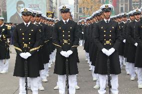 Civic Military Parade Of The 214th Anniversary Of The Independence Of Mexico