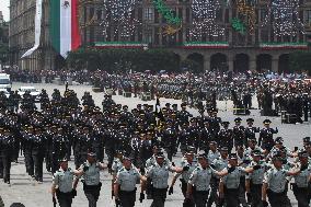 Civic Military Parade Of The 214th Anniversary Of The Independence Of Mexico