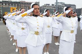 Civic Military Parade Of The 214th Anniversary Of The Independence Of Mexico