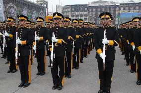 Civic Military Parade Of The 214th Anniversary Of The Independence Of Mexico